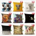 fashion cartoon cotton linen Pillow Case Sofa Car Chair cushion cover Home Decor   263396259987